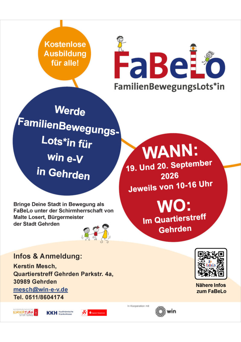 Kostenlose Ausbildung zur FaBeLo an zwei Samstagen Ende September